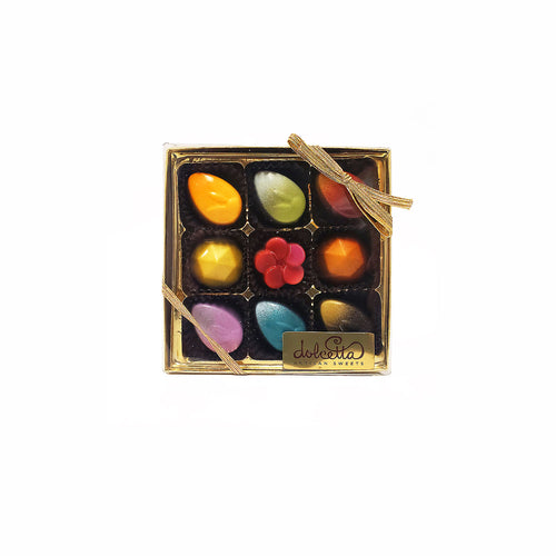 Dolcetta Easter Bonbons 9 pc | Made In Washington | Local Easter Candy | Easter Gifts | Chocolate Easter Eggs
