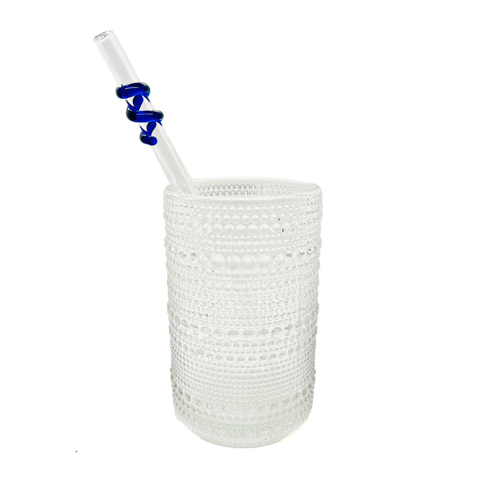 Robert Bank Glass Drinking Straw Straight | Made In Washington | Local Glass Gifts From Washington State