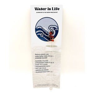 Robert Bank Glass Bent Drinking Straw | Made In Washington | Water Is Life Reusable Straws | Shop Local