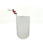 Robert Bank Glass Bent Drinking Straw | Made In Washington | Reusable Eco Friendly Glass Straw