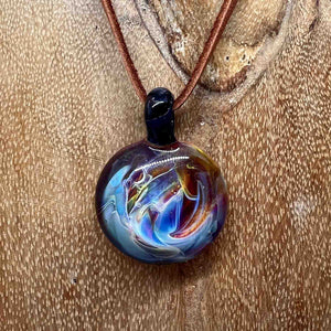 Robert Bank Glass The Cosmos Necklace | Made In Washington | Blown Glass Jewelry  | Local Gifts For Her