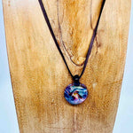 Robert Bank Glass The Cosmos Necklace | Made In Washington | Blown Glass Jewelry 