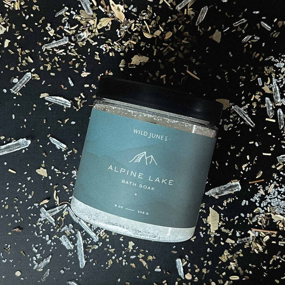 Wild June Company Alpine Lake Bath Soak | Made In Washington | Local Spa Gifts | Made Here In Washington State