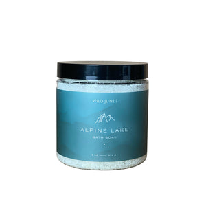 Wild June Company Alpine Lake Bath Soak | Made In Washington | Shop Local Gifts | Artisan Bath & Body Gifts For Spa Lovers