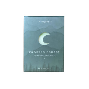 Wild June Company Frosted Forest Bar Soap | Made In Washington | Local Small Batch Soaps