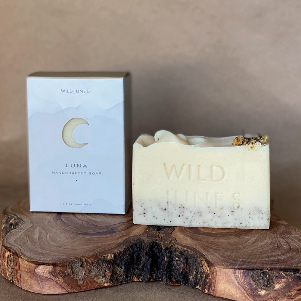 Wild June Botanicals Company Luna Bar Soap | Made In Washington | PNW Gifts  | Shop Local Handcrafted Soap