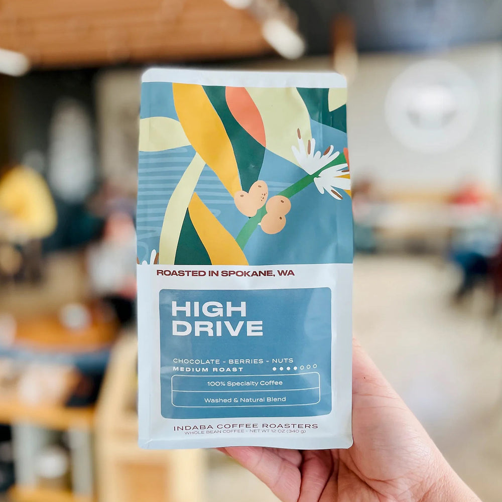 Indaba Coffee High Drive Espresso | Made In Washington | Shop Local Coffees From Spokane, WA | Gifts For Coffee lovers