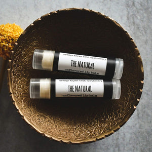 Orange Thyme Bath Apothecary Unflavored Lip Balm | Made In Washington | Lip Care From Spokane | Local Lip Care Gifts