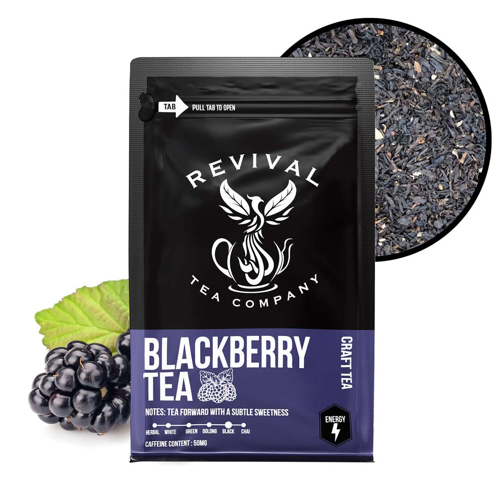 Revival Tea Company | Made In Washington | Blackberry Loose Leaf Teas | Shop Local Craft Teas | Gift From Spokane