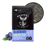 Revival Tea Co. | Made In Washington | Blueberry Green Tea Loose Leaf | Shop  Local Craft Teas | Gifts From Spokane
