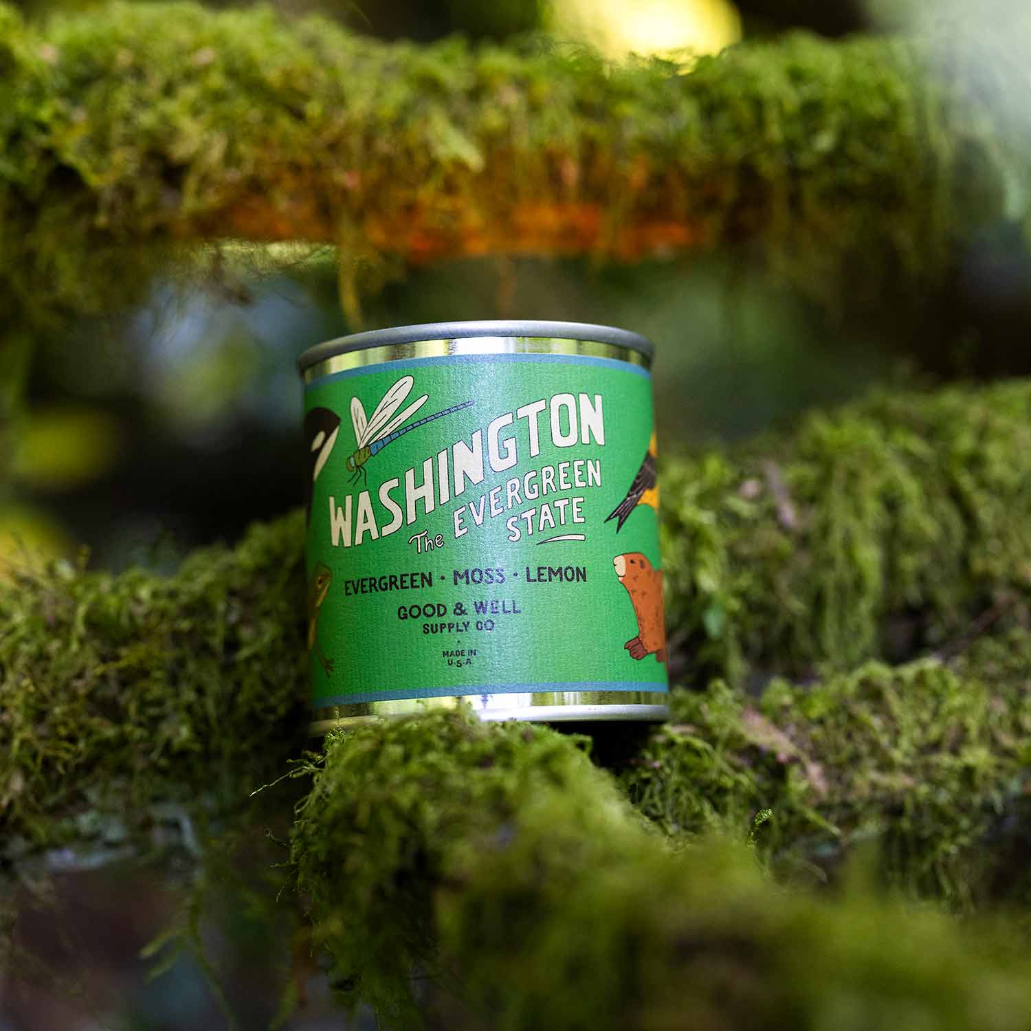 Good & Well Supply Co. Washington The Evergreen State Candle - Thumbnail 2