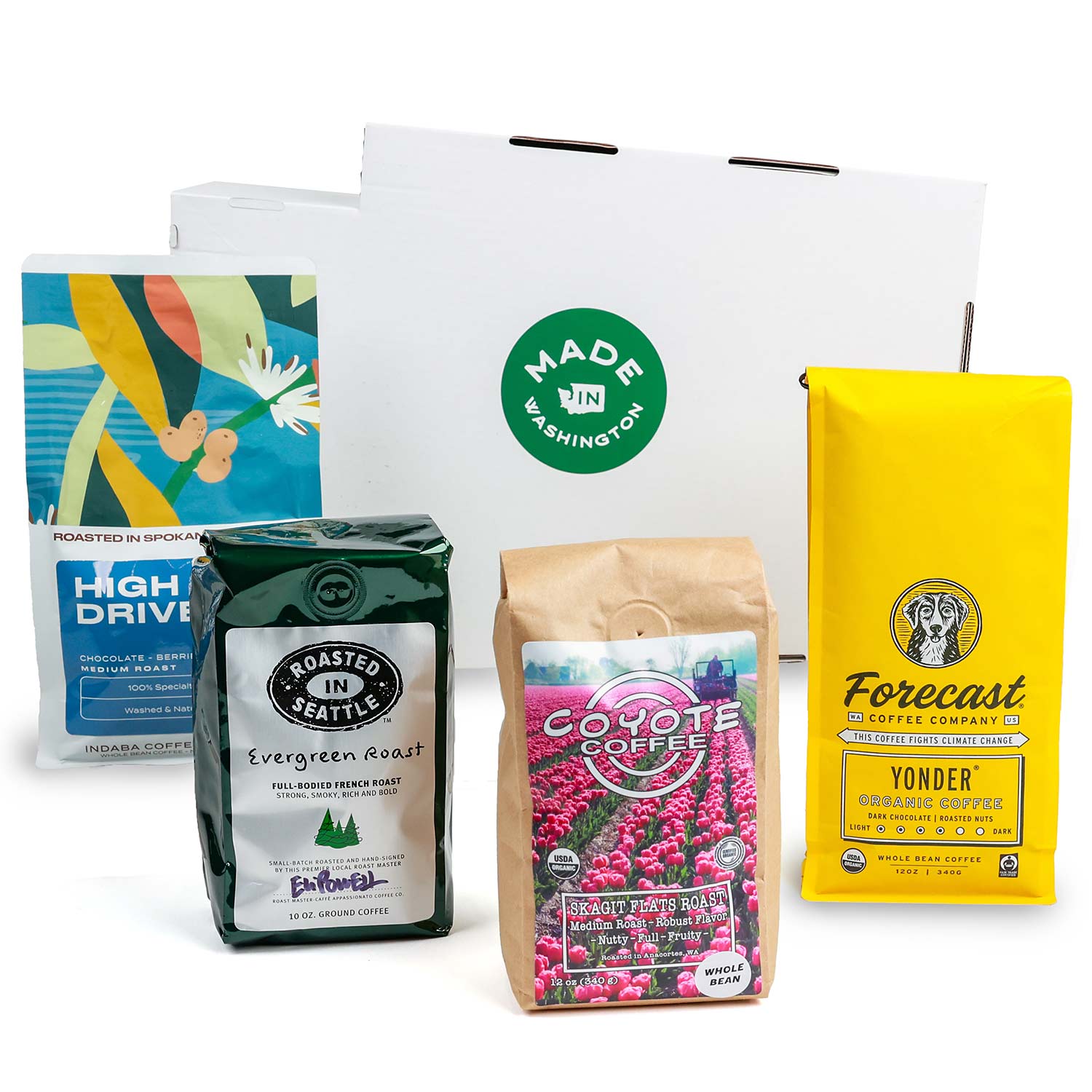 Coffees Across Washington Gift Box | Made In Washington | Gift Baskets