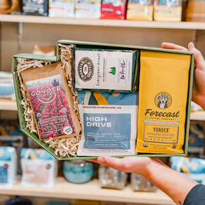Coffees Across Washington Gift Box | Made In Washington | Local Gift Baskets for Coffee Drinkers | Coffee Tasting Flight