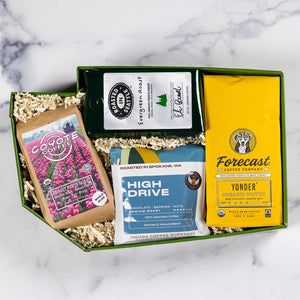 Coffees Across Washington Gift Box | Made In Washington | Local Gift Baskets for Coffee Lovers | Buzz Drinks