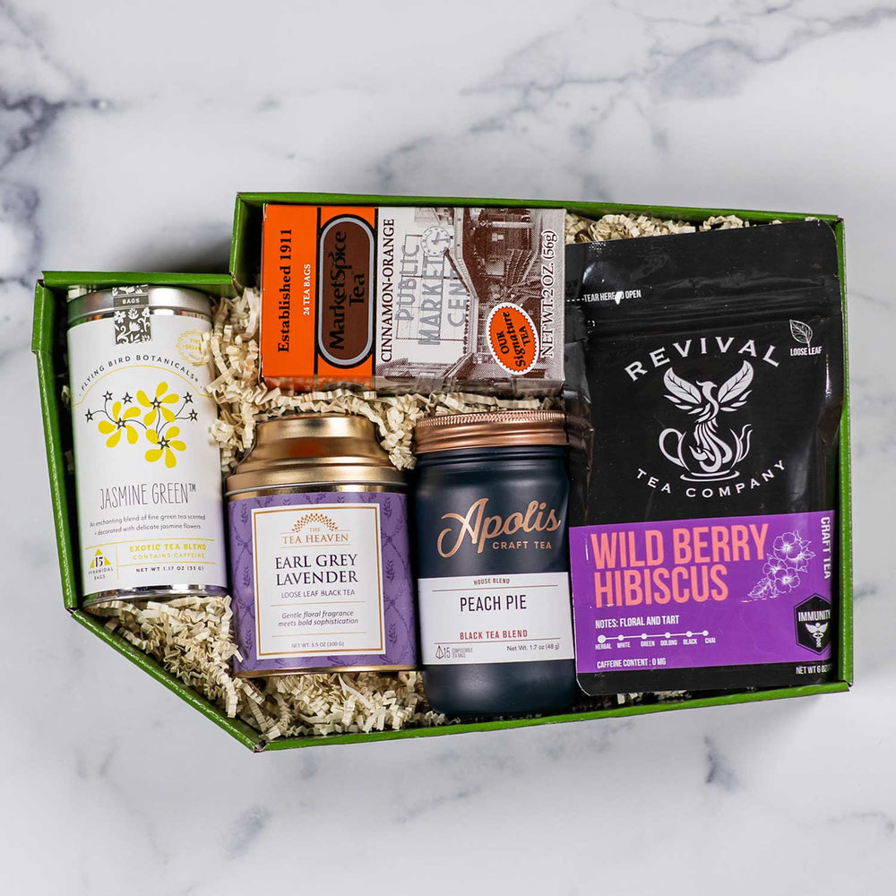 Teas Across Washington State Gift Box | Made In Washington | PNW Teas Gift Box | Shop Local Gifts