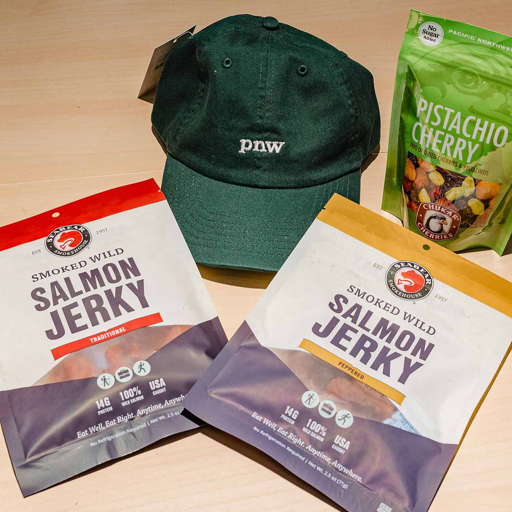 PNW Hiking Kit | Made In Washington | Hiking Snacks | Gifts For Hikers | Hiker Gifts From The Pacific Northwest