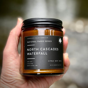 Snoqualmie Valley Candle Company |  North Cascades Waterfall Candles | Made In Washington | Shop Local Gifts