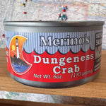 Merino's Seafood Market Tinned PNW Dungeness Crab | Made In Washington | Shelf-stable Gourmet Seafood From The Northwest