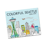 Colorful Cities Seattle Explore & Color | Made In Washington | Coloring Books