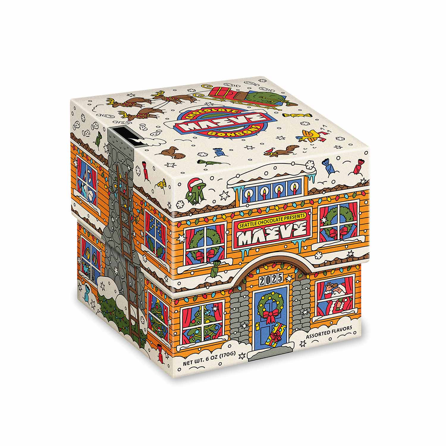 Maeve Chocolate Bonbon Bungalow Gift Box | Made In Washington