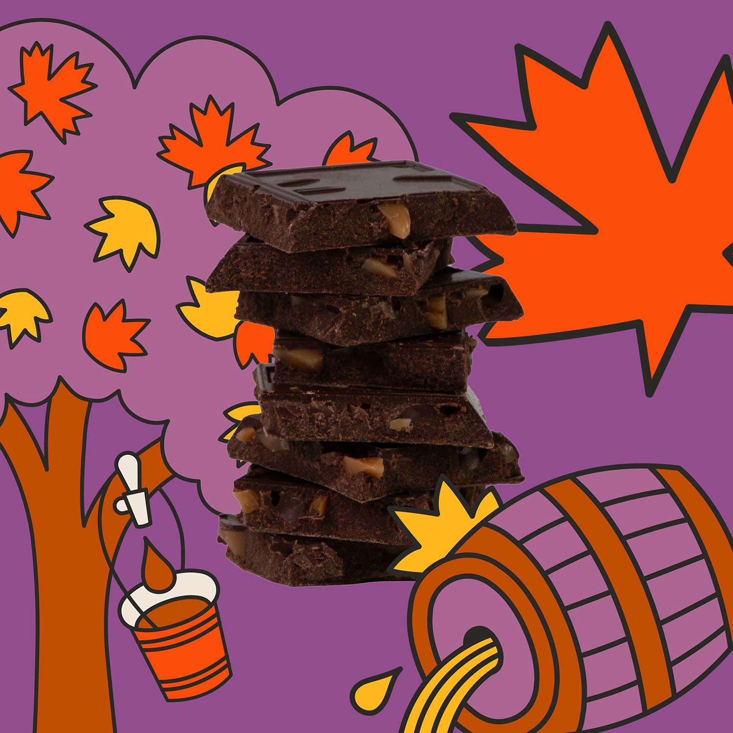 Maeve Maple Bourbon Bar | Made In Washington | Seattle Chocolates