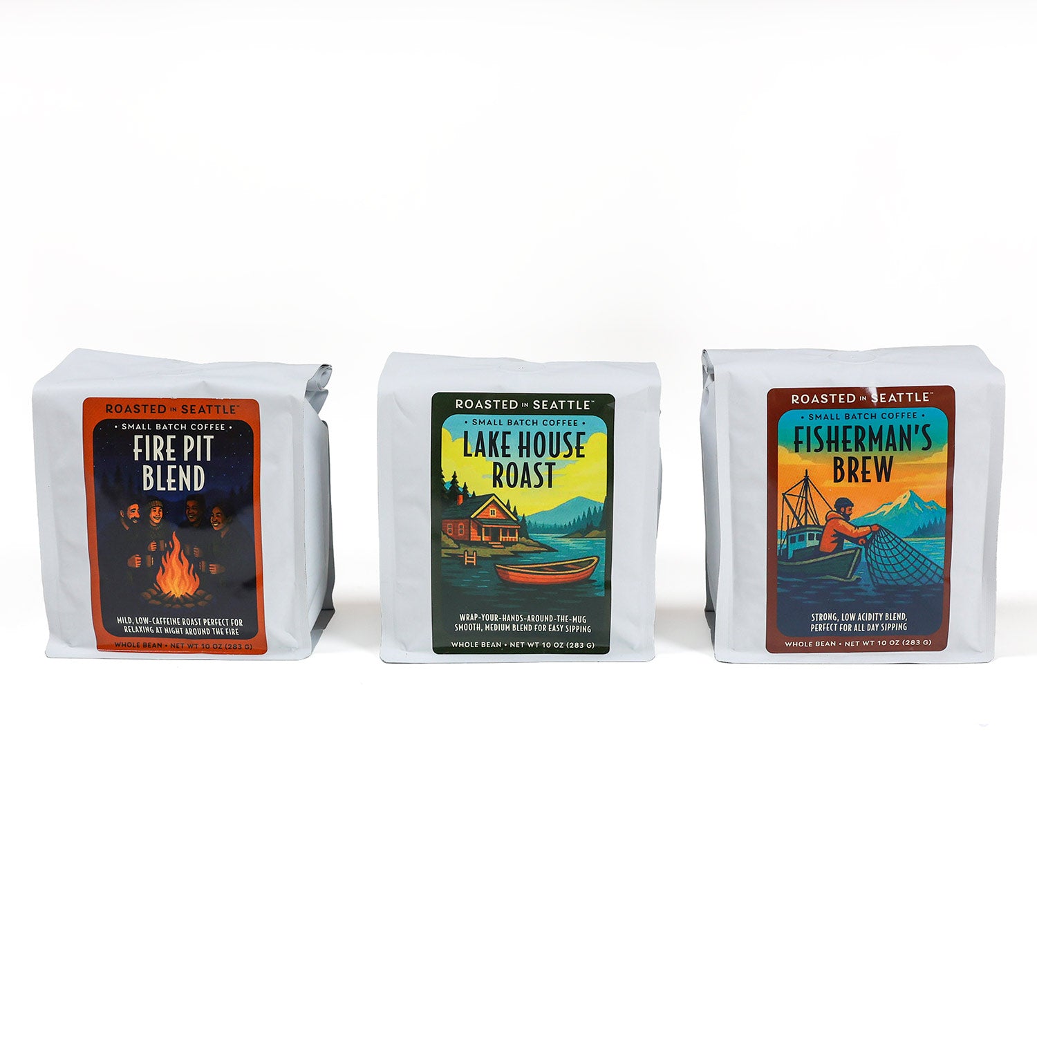 Roasted in Seattle Coffee Gift Set | Made In Washington | Coffee