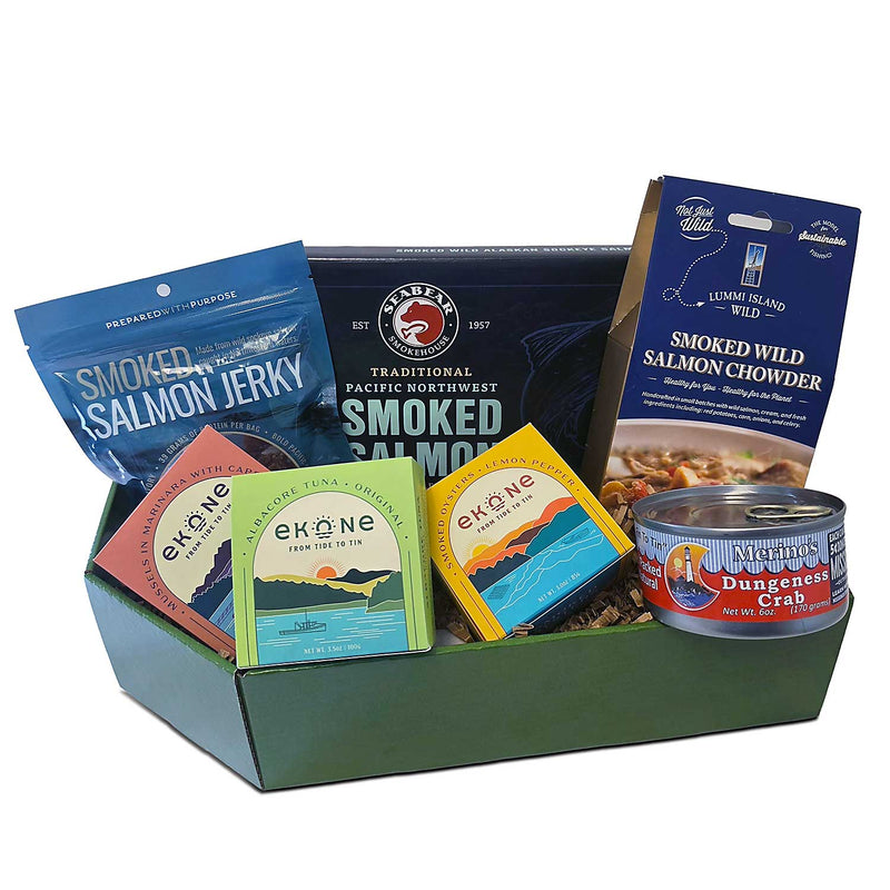 Captain's Catch Gift Box | PNW Seafood Gift