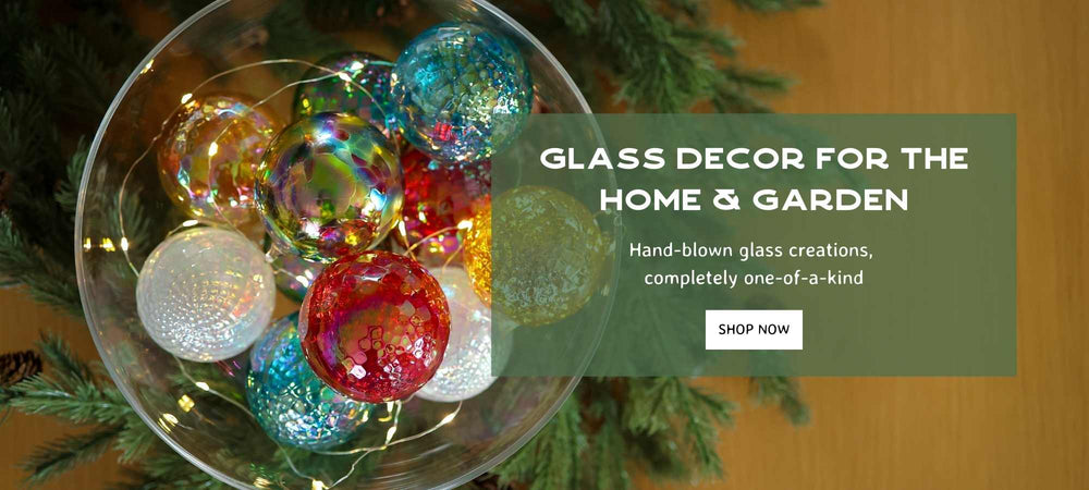 Glass Décor for the Home & Garden | made In Washington | Handcrafted Glass Gifts
