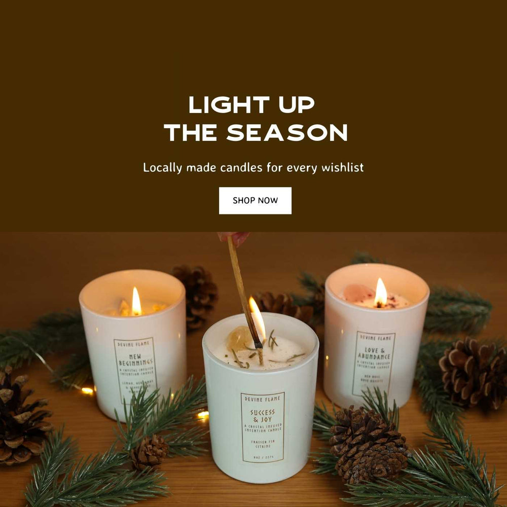 Light up the season with candles | Made In Washington Gift Shops | Holiday candles