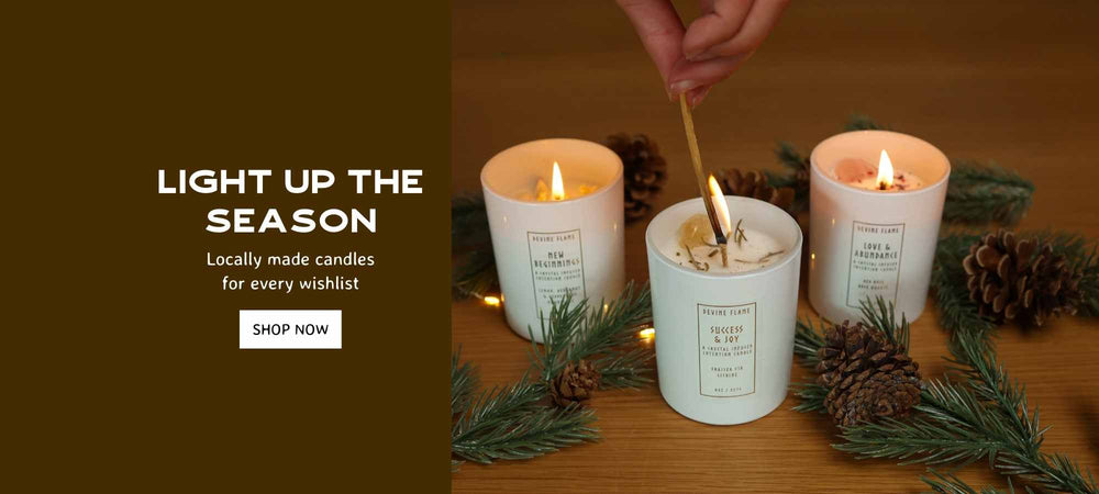 Light up the season with candles | Made In Washington Gift Shops | Holiday candles