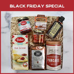 2024 Black Friday Special | Made In Washington State Gift Baskets | Breakfast In A Box | Gift Basket | Care Packages From Washington State