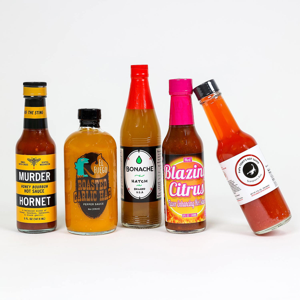Hot Sauce Flight Made In Washington Heatseeker Gifts Hot Sauces