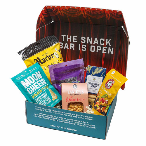 Made In Washington Gift Baskets | Movie Night In A Box | Snack Bar Gift For Movie Lovers | Binge Worthy Snacks
