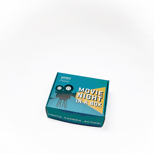 Made In Washington Gift Baskets | Movie Night In A Box | Snack Bar Gift For Movie Lovers | Binge Worthy Snacks