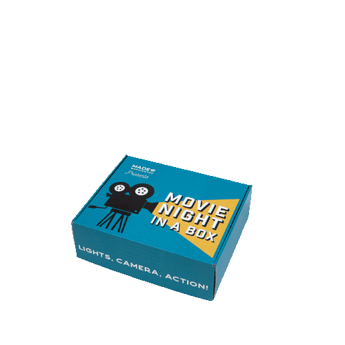 Made In Washington Gift Baskets | Movie Night In A Box | Snack Bar Gift For Movie Lovers | Binge Worthy Snacks