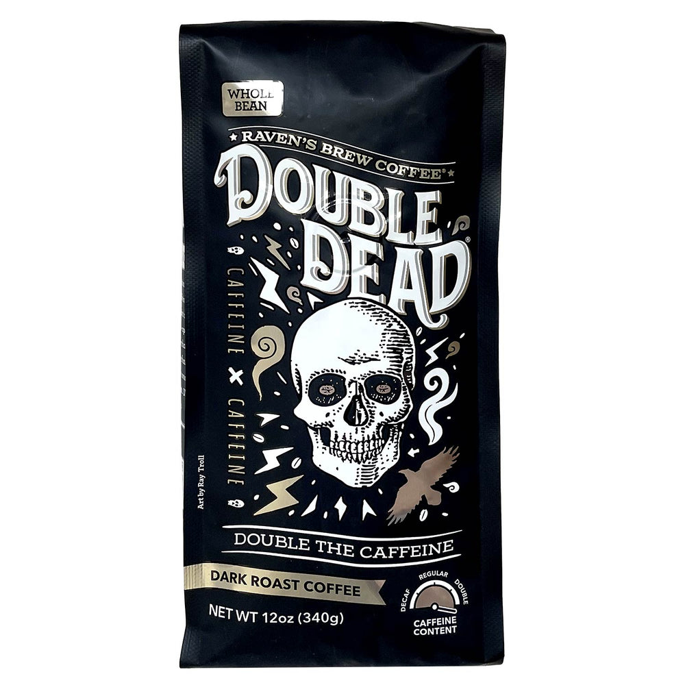 
            
                Load image into Gallery viewer, Raven&amp;#39;s Brew Double Dead Dark Roast Coffee | Made In Washington | Locally Roasted Coffee Gifts
            
        