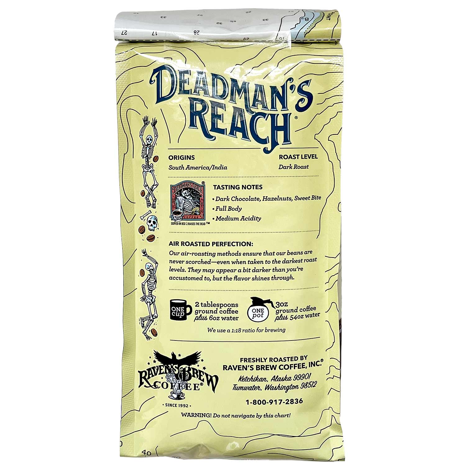 Raven's Brew Deadman's Reach Coffee Whole Bean | Made In Washington