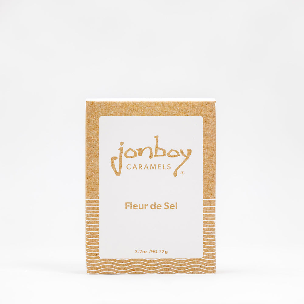 Jonboy Caramels Fleur de Sel Caramels | Gourmet Candy | Washington Made | Locally Made Confections