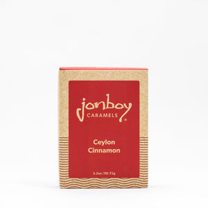 Jonboy Caramels Ceylon Cinnamon | Gourmet Candy | Made In Washington | Locally Made Confections