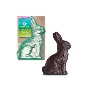 Fran's Chocolate Milk Chocolate Easter Bunny Mint | Made In Washington | Easter Basket Chocolate