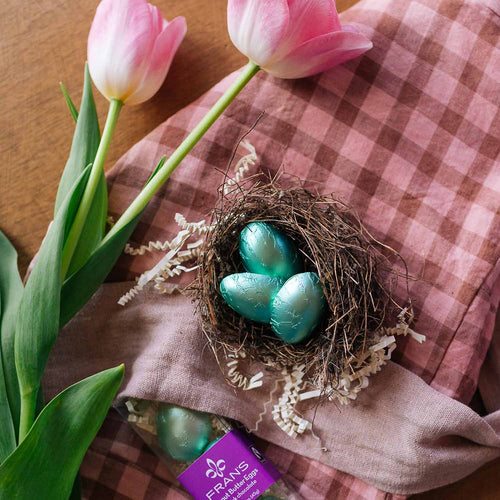 Fran's Dark Chocolate Peanut Butter Easter Eggs | Made In Washington | Locally Made Easter Candy