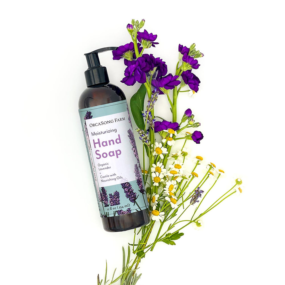 
            
                Load image into Gallery viewer, OrcaSong Farm Lavender Chamomile Hand Soap | Made In Washington Gifts
            
        