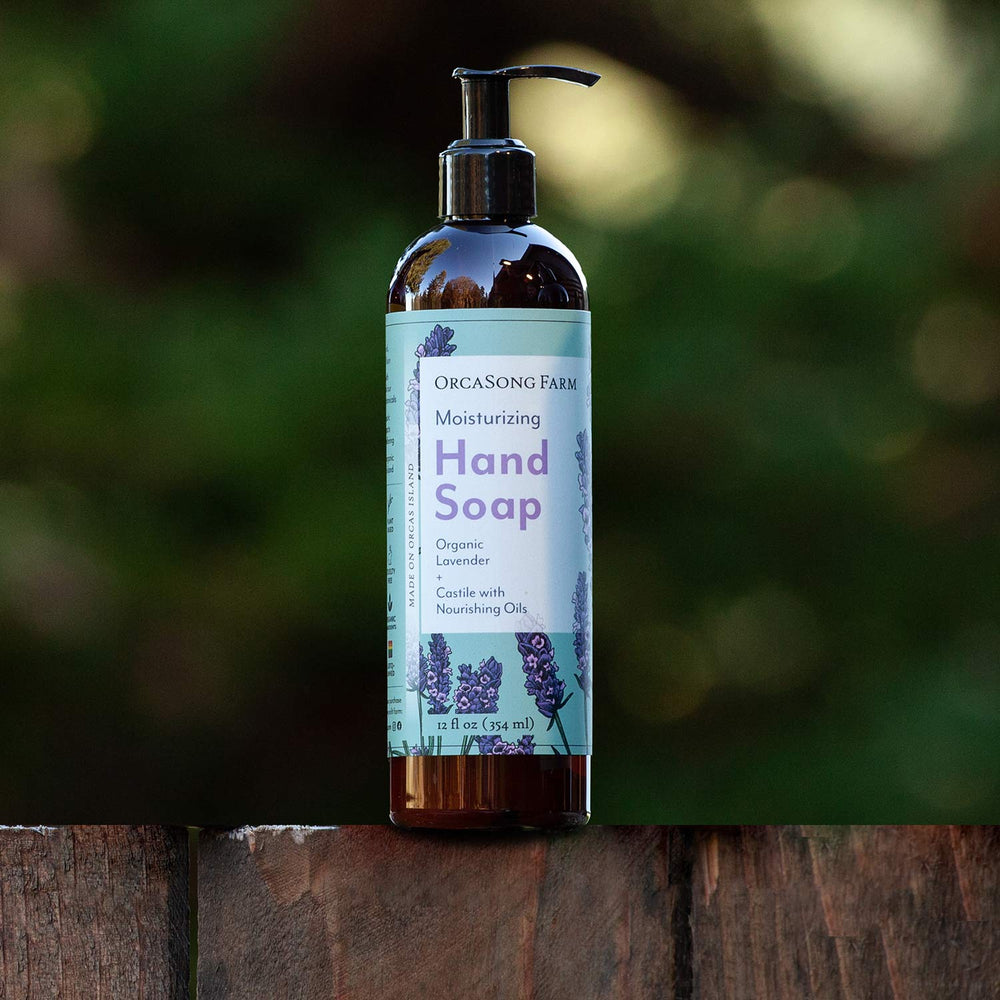 OrcaSong Farm Lavender Chamomile Hand Soap | Made In Washington Gifts | Locally Made In Orcas island