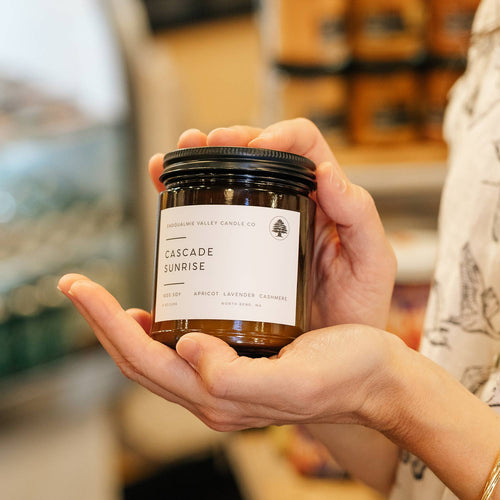 Snoqualmie Valley Candle Co. Cascade Sunrise | Made In Washington | Local Gifts From North Bend, Washington