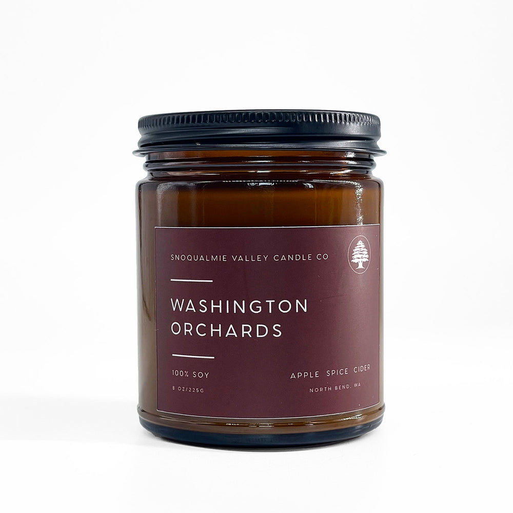 Snoqualmie Valley Candle Co. | Made In Washington | Washington Orchards Candle | Scented Candle Gifts