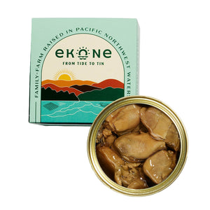 
            
                Load image into Gallery viewer, Ekone Oyster Company Original Smoked Oysters | Made In Washington | Tinned Smoked Oysters
            
        