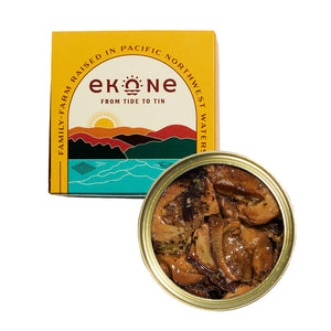 
            
                Load image into Gallery viewer, Ekone Oyster Company Canned Lemon Pepper Smoked Oysters | Tinned Seafood Gift Ideas
            
        