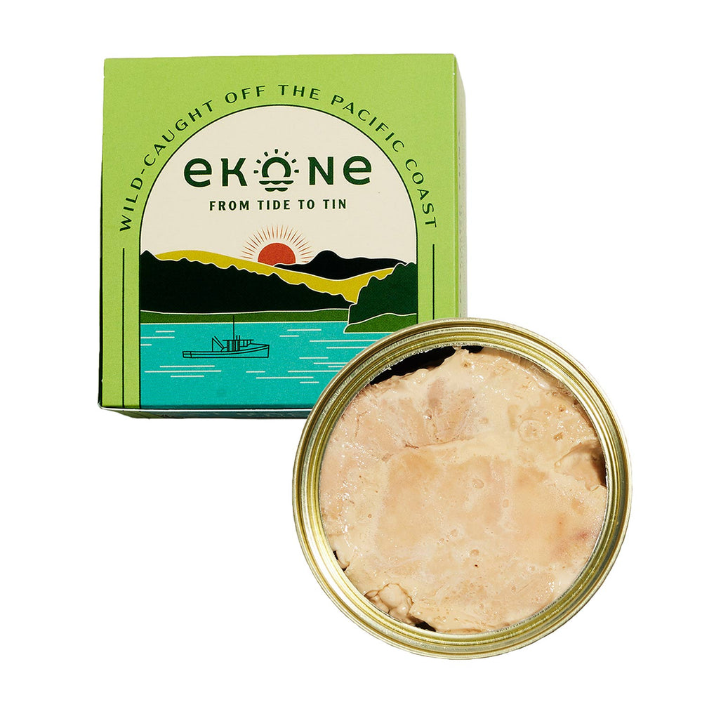 Ekone Oyster Company Canned Premium Albacore Tuna | Willapa Bay Seafood | Dolphin Safe