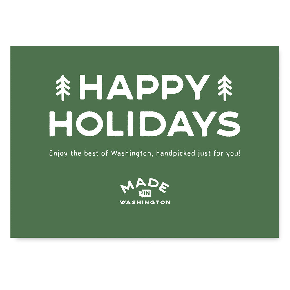 Happy Holidays - Design Your Own Gift Box - Made In Washington