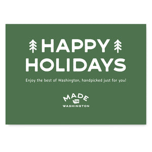 Happy Holidays - Design Your Own Gift Box - Made In Washington